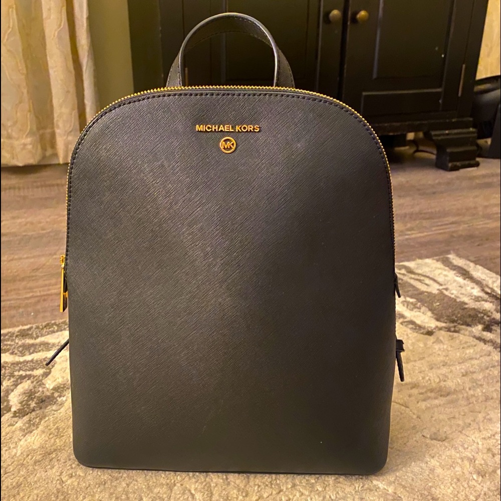 Womens Michael Kors Black Backpack Purse